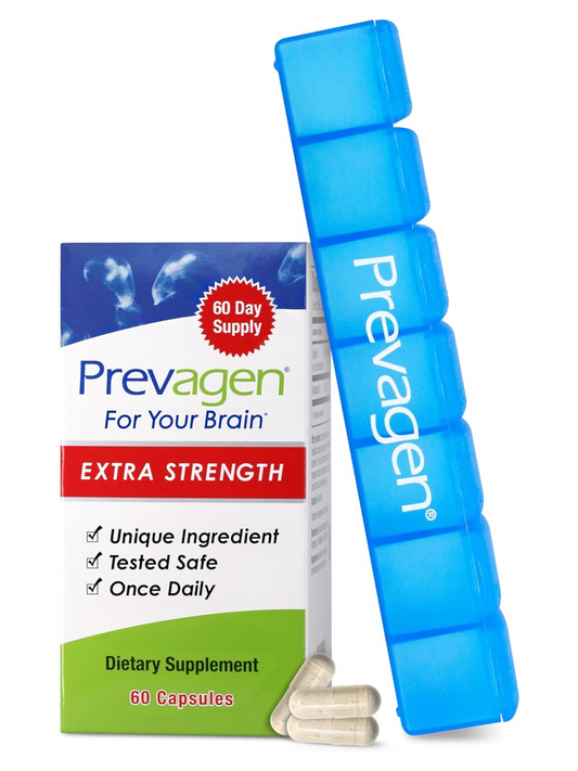 Prevagen Extra Strength – 20mg Apoaequorin + Vitamin D | 60 Capsules