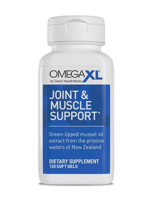 OmegaXL – Natural Joint & Muscle Support Supplement 120 Count